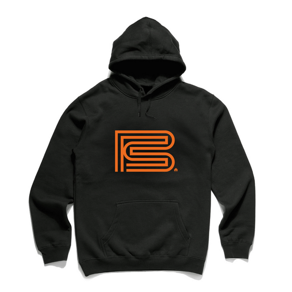 808 - Black Heavyweight Hoodie - Size M Only