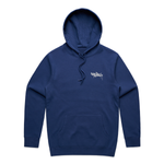 TAG - Cobalt w/ Silver Embroidered Heavyweight Hoodie - Sizes S & 3XL Only