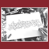 SKETCHBOOK - SHEM X BURN - Red - Size XXL Only