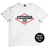 3000 PODCAST X BURN - White