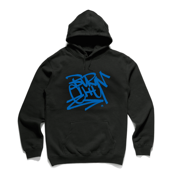 TAG - Black/Blue Heavyweight Hoodie