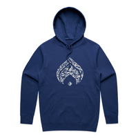 LOGO - Cobalt Heavyweight Hoodie