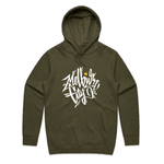 MELBURN CITY - Army Heavyweight Hoodie - Size M Only