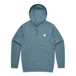 LOGO - Slate Embroidered Heavyweight Hoodie - Sizes S & XL Only