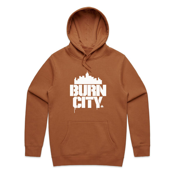 BURN CITY - Copper Heavyweight Hoodie