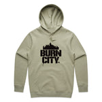 BURN CITY - Pistachio Heavyweight Hoodie - Size S Only