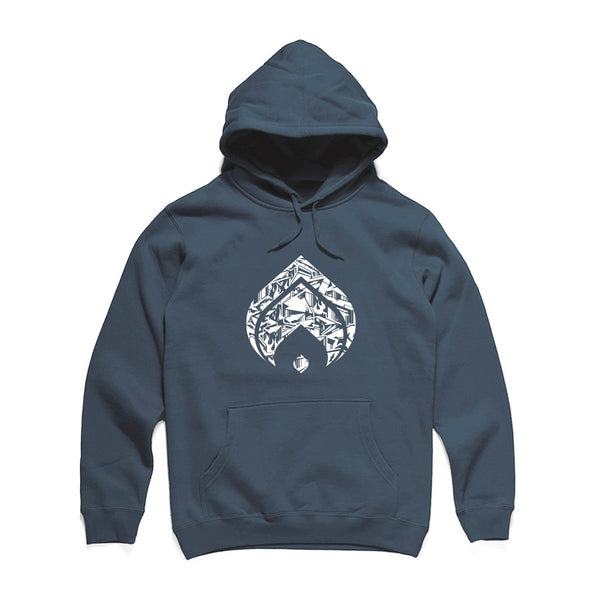LOGO - Petrol Heavyweight Hoodie - Sizes S and L Only